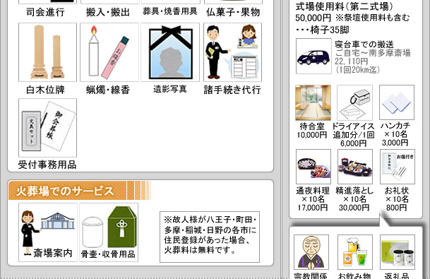 家族葬から一般葬まで　葬儀のことならおまかせ下さい    町田市・八王子市・相模原市の葬儀専門社---まちだ葬祭店